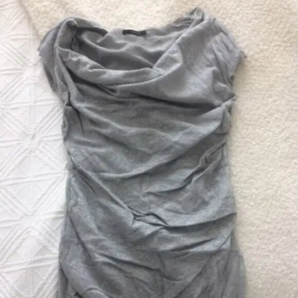 Vero Moda Silver Sparkle Top/Dress Size: Small - Picture 1 of 2